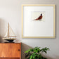 Pheasant Splash 4 Premium Framed Print Double Matboard