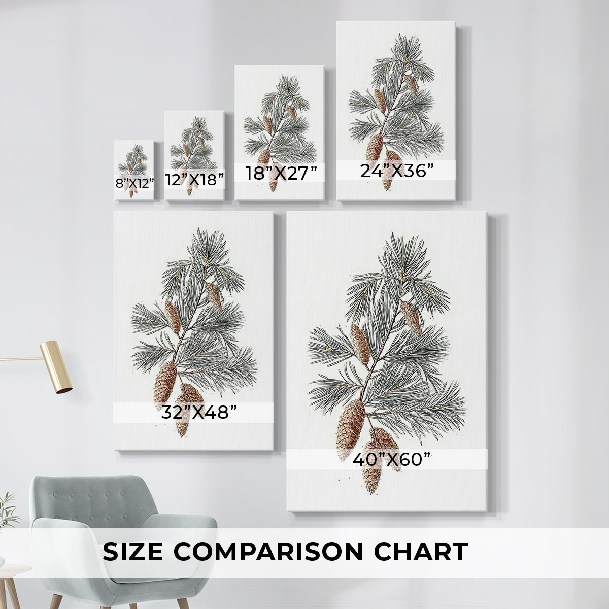 Silver Whisper of Carols - Canvas Art Print