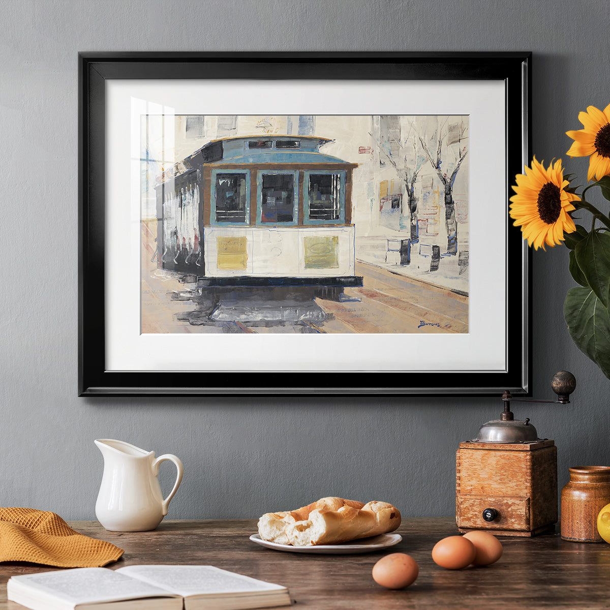 Cable Town Premium Framed Print - Ready to Hang