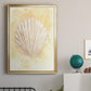 Salty Seashell II - Modern Framed Canvas Print