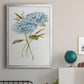 Petite Blue Hydrangea I - Modern Framed Canvas Print