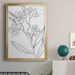 Botanical Sketch II - Modern Framed Canvas Print