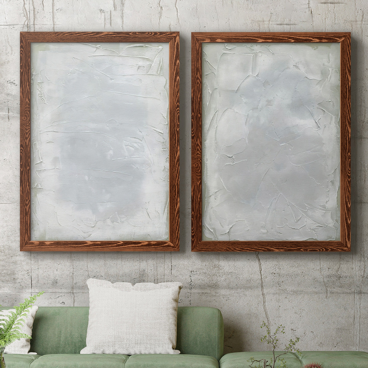 Subtle Transitions I - Premium Framed Canvas 2 Piece Set - Ready to Hang