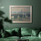 Waterloo Bridge, Gray Day - Ornate Framed Canvas Print