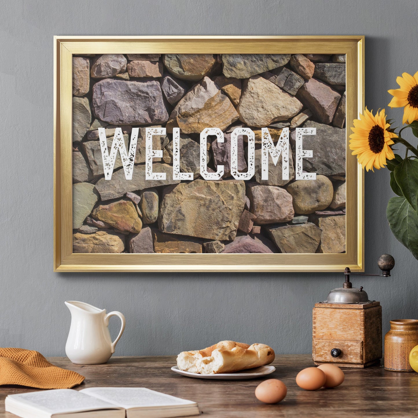 Rock Wall Premium Classic Framed Canvas - Ready to Hang