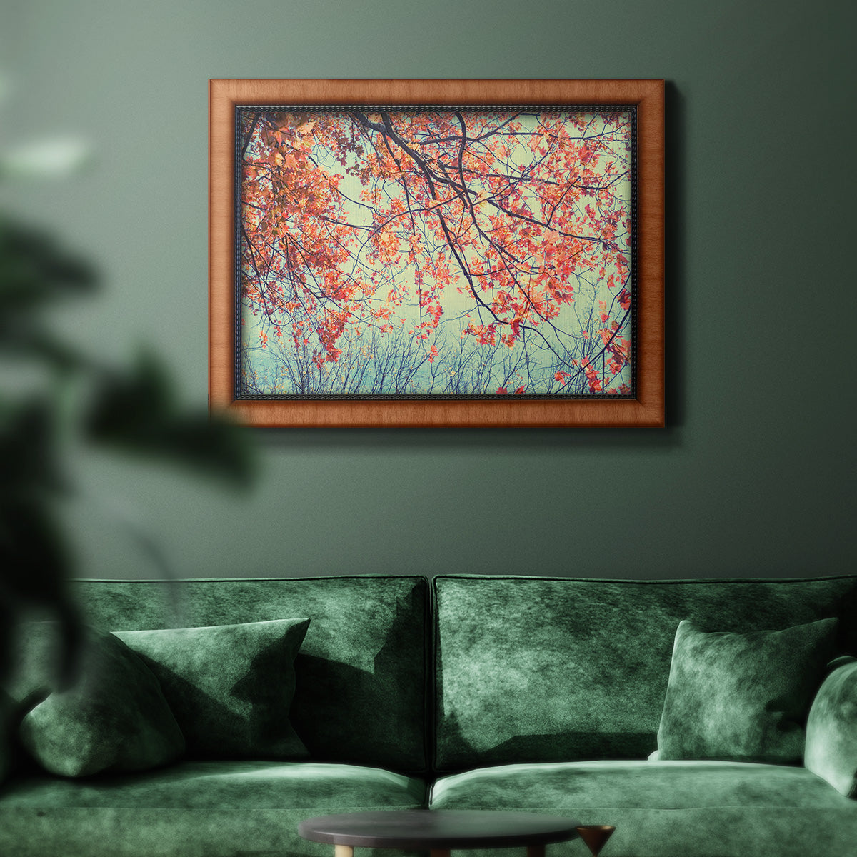 Autumn Tapestry II Premium Framed Canvas- Ready to Hang