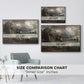 Salisbury Cathedral from the Meadows (Detail), 1831 - Floater Framed Canvas Print