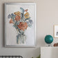 Watercolor Floral Arrangement I - Modern Framed Canvas Print