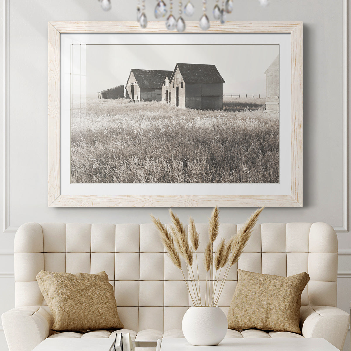 Neutral Barn - Barnwood Framed Art Print