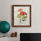 Linen Geranium - Premium Canvas Framed in Barnwood - Ready to Hang