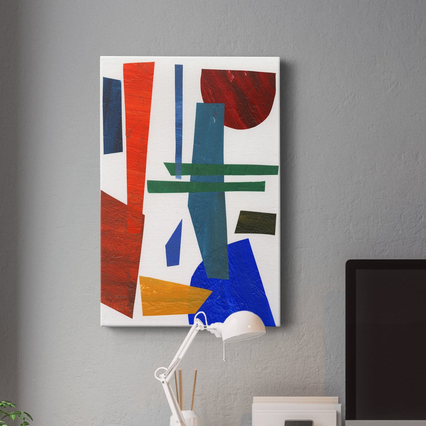 Colorful Shapes IV Premium Gallery Wrapped Canvas - Ready to Hang