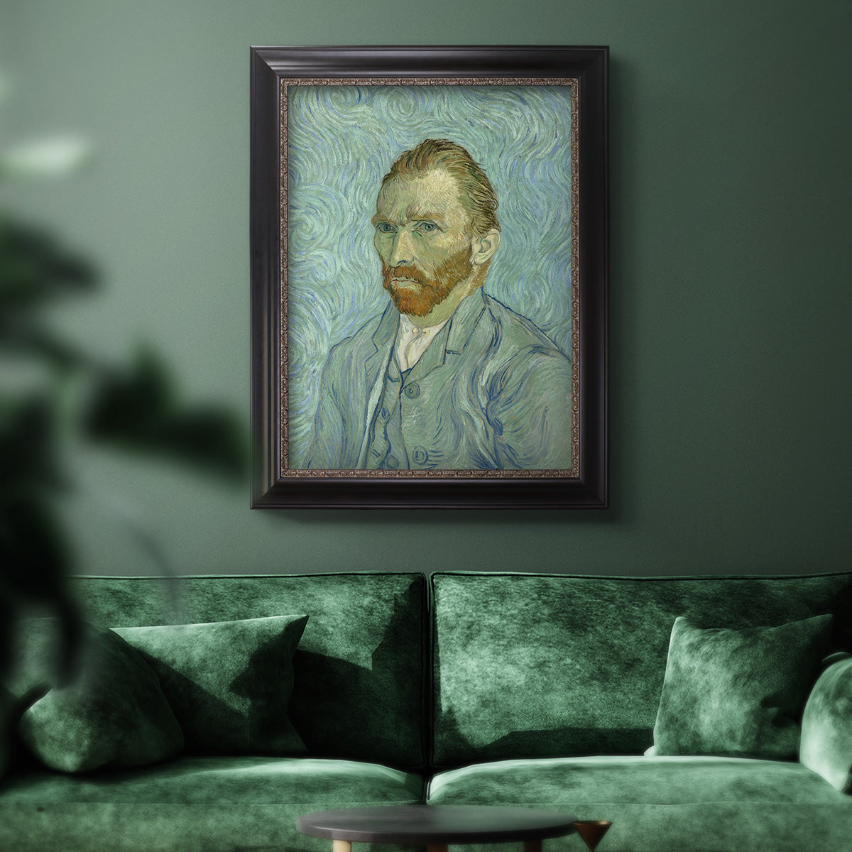 Self-Portrait, 1889 - Ornate Framed Canvas Print