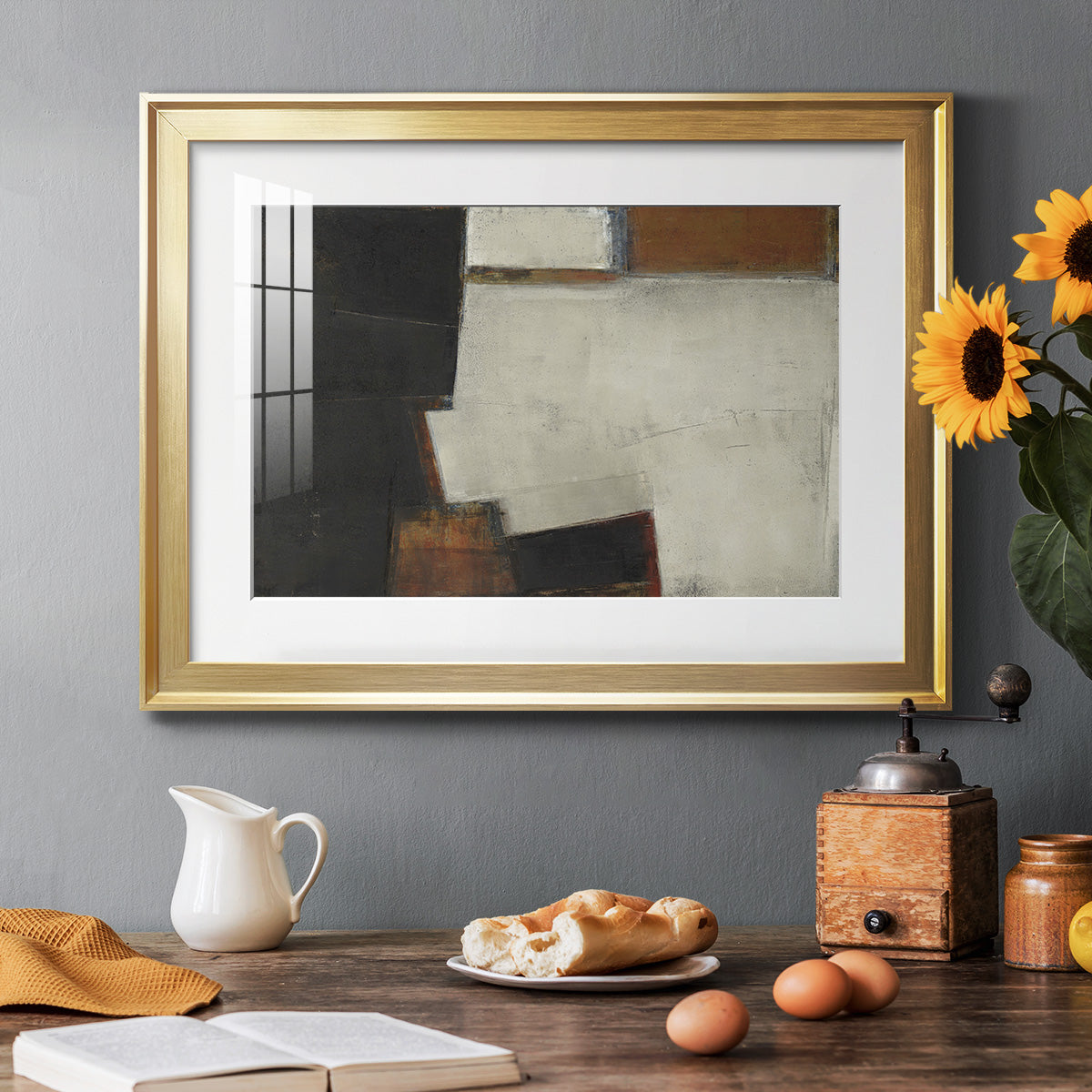 Our Way to Fall - Modern Framed Art Print