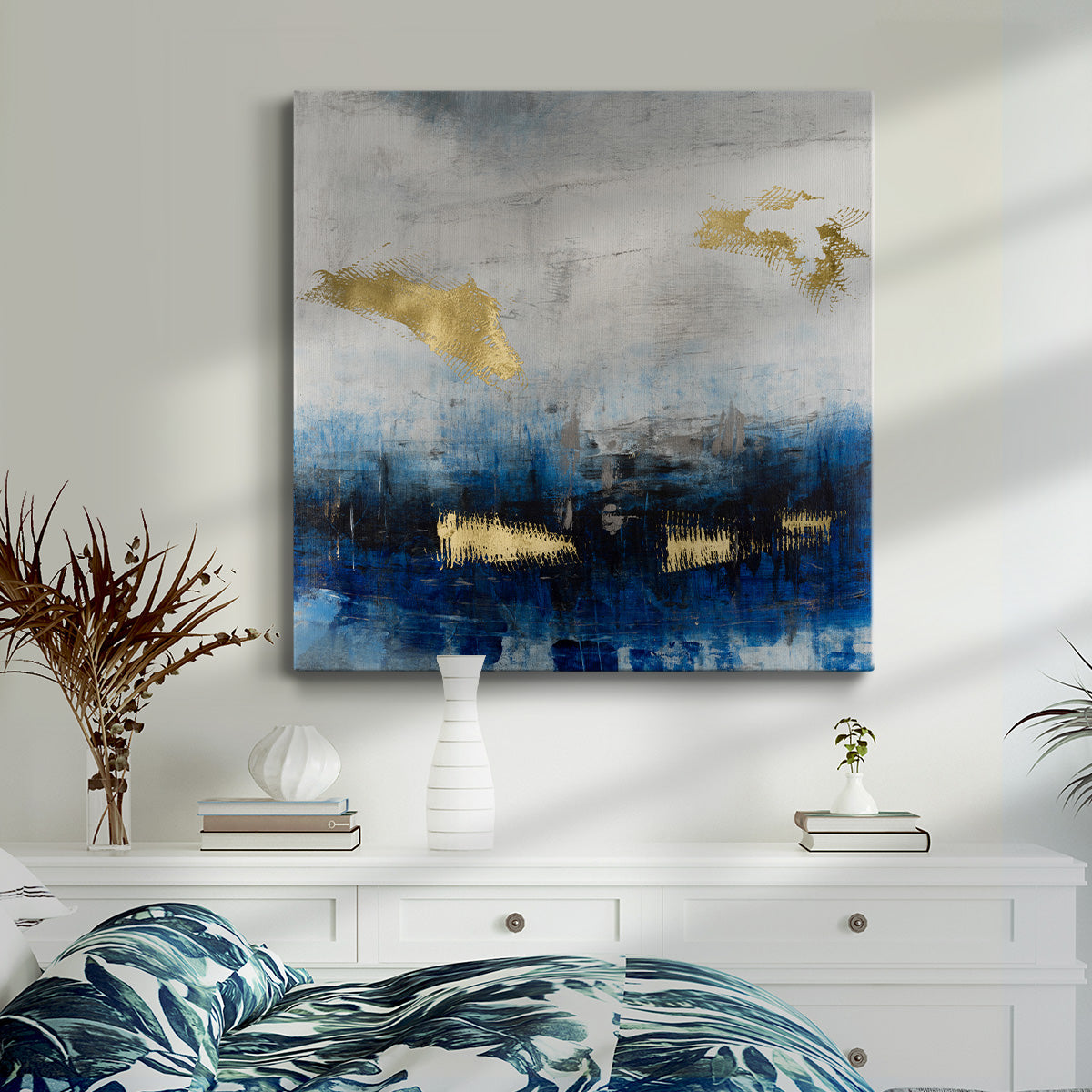 Electric Blue I - Canvas Art Print