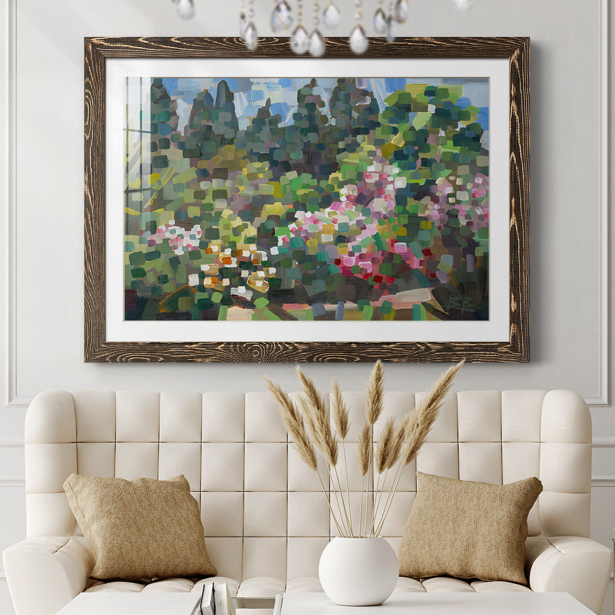 Arboretum in Spring-Premium Framed Print - Ready to Hang