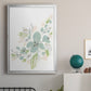 Seafoam Petals II - Modern Framed Canvas Print