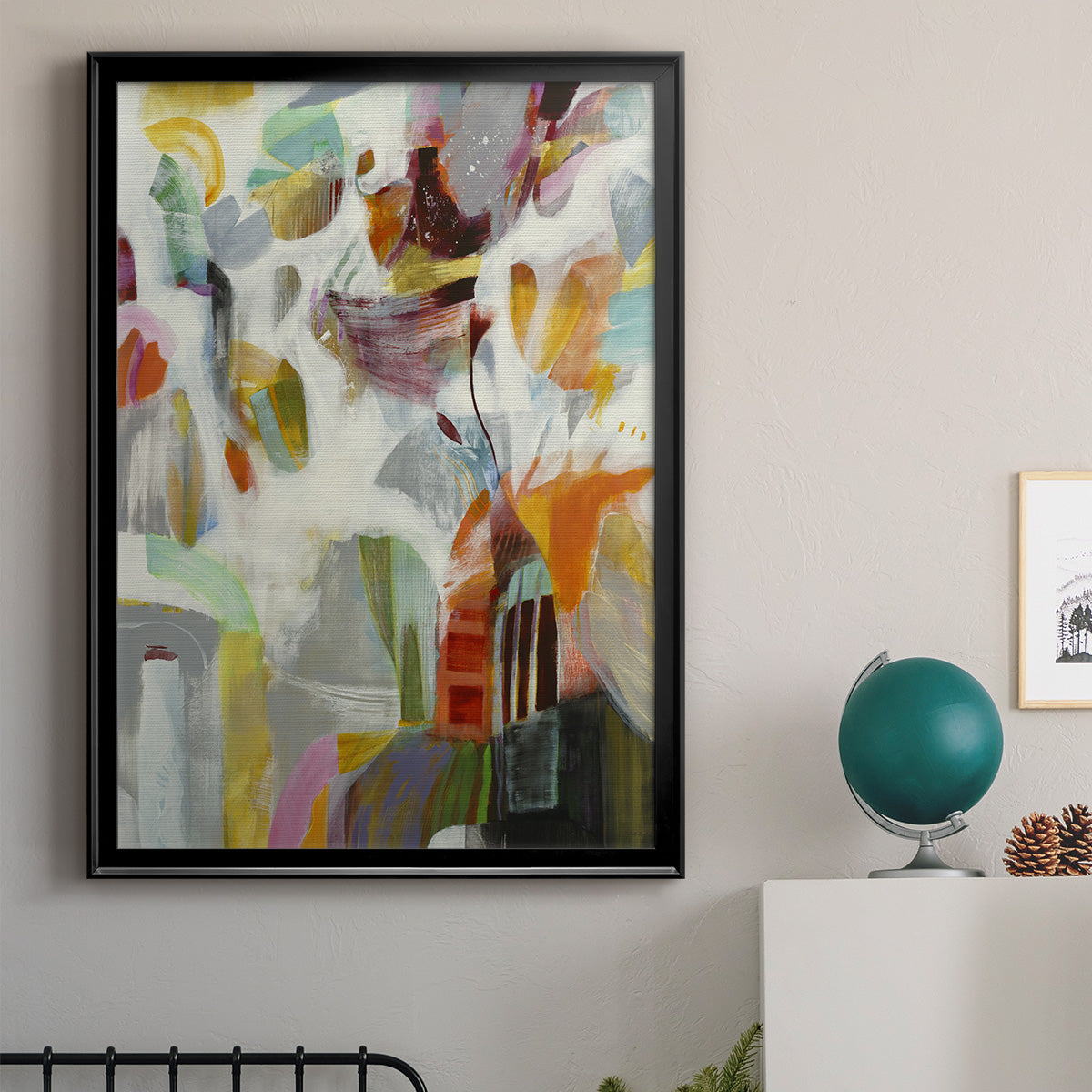 Renewal - Modern Framed Canvas Print