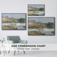 Les Andelys, Côte d'Aval, 1886 - Floater Framed Canvas Print