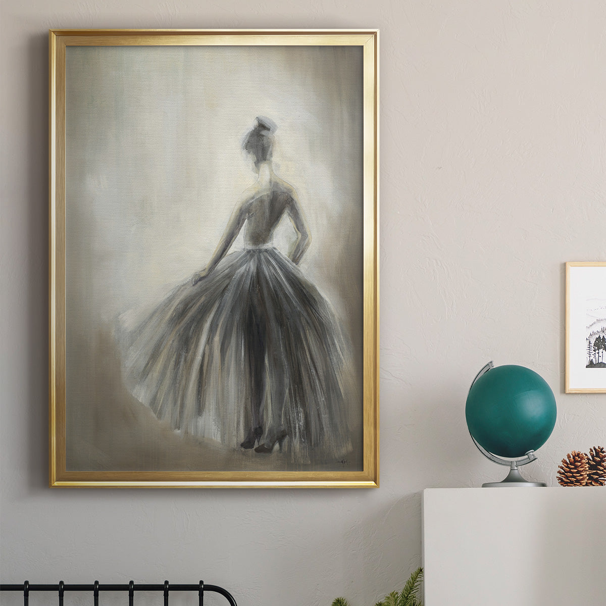 Over in the Light -  Framed Canvas Print