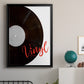 Vinyl - Modern Framed Canvas Print