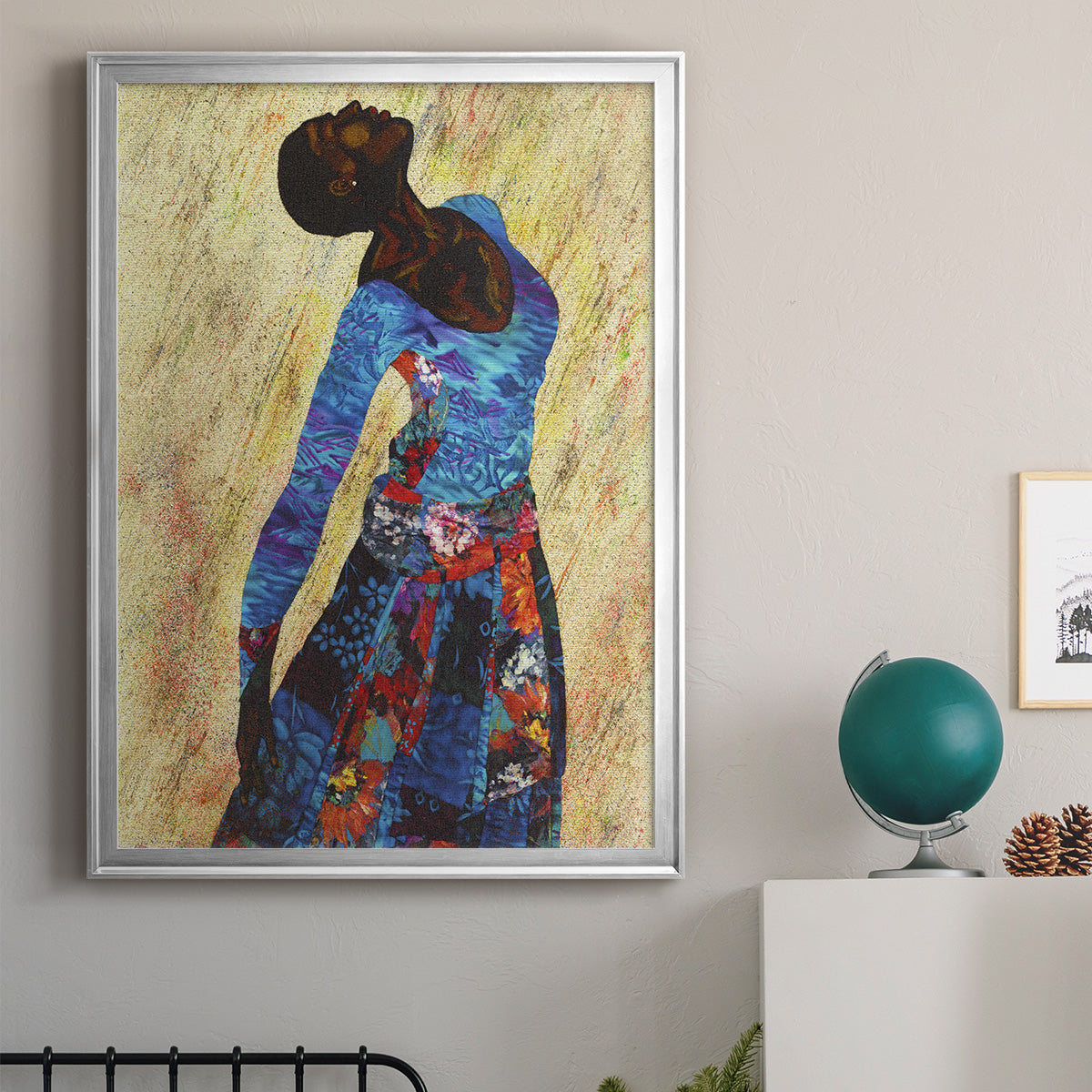 Woman Strong IV - Modern Framed Canvas Print