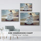 Clotilde on the Beach, 1904 - Floater Framed Canvas Print