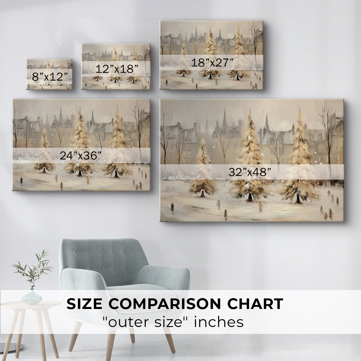 Midnight of Golden Dusk - Canvas Art Print