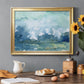 Distant Rain - Modern Framed Canvas Print