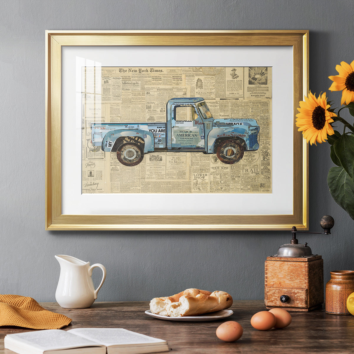 George’s ’53 Ford Premium Framed Print - Ready to Hang