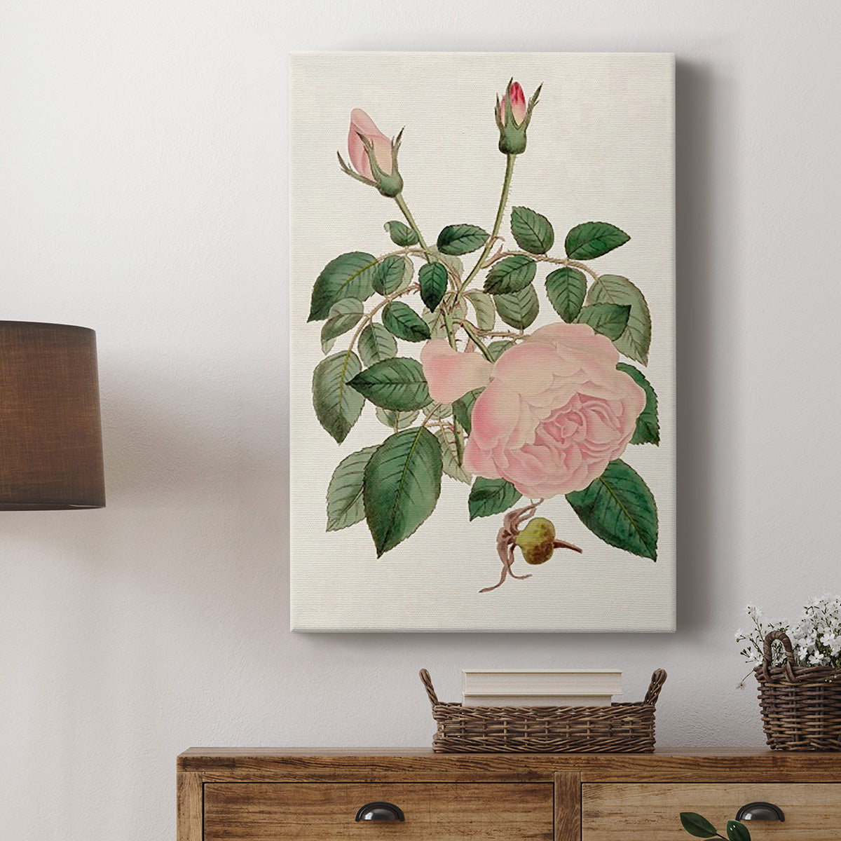 Pink Floral Mix II - Canvas Art Print