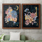 Moonlight Flowers I - Premium Framed Canvas 2 Piece Set - Ready to Hang