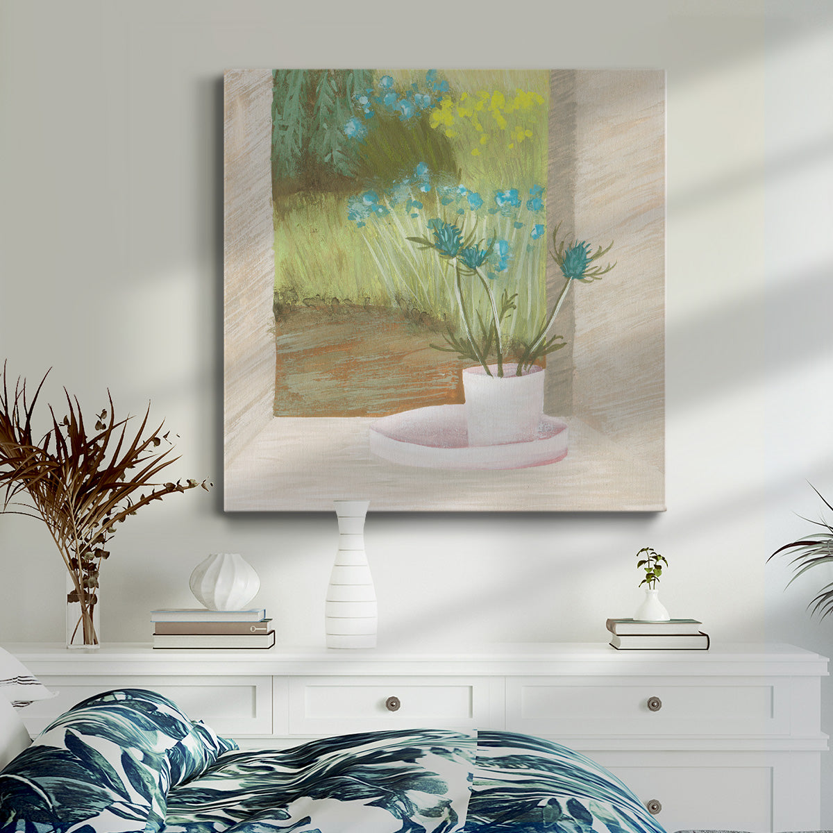 Window Plants I-Premium Gallery Wrapped Canvas - Ready to Hang