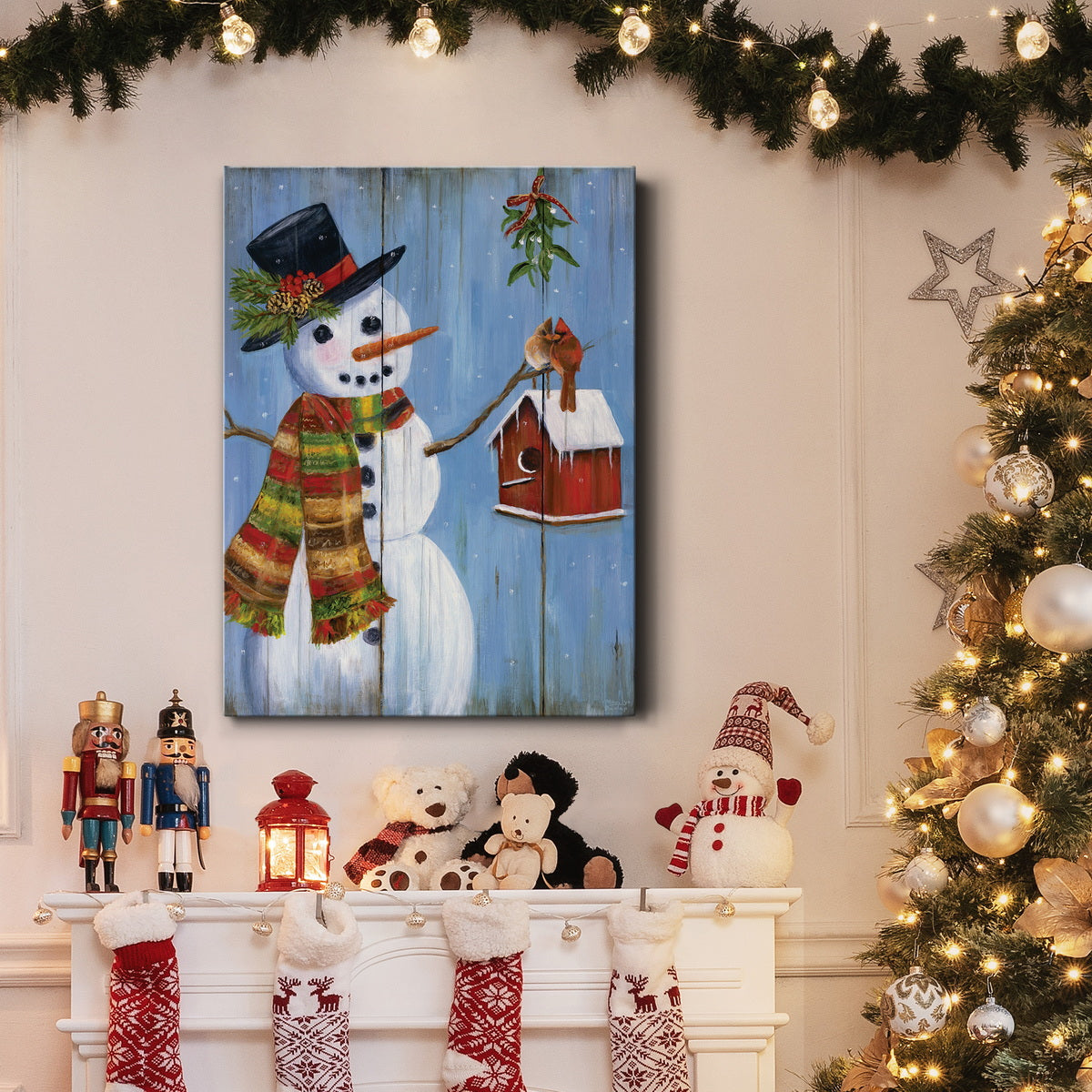 Winter Kisses Premium Gallery Wrapped Canvas - Ready to Hang