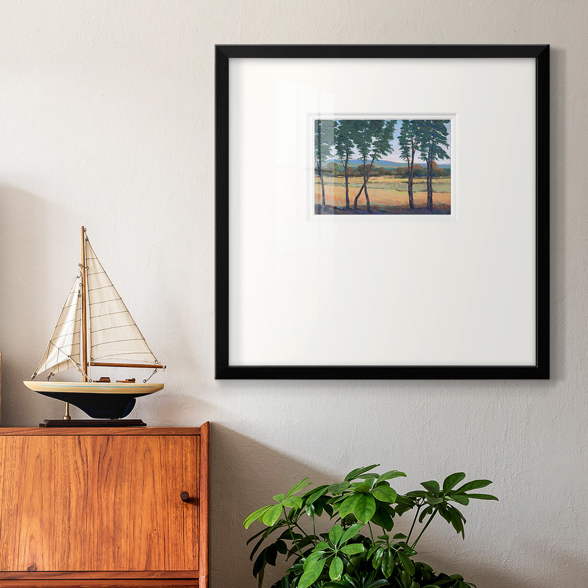 Still Morning I Premium Framed Print Double Matboard