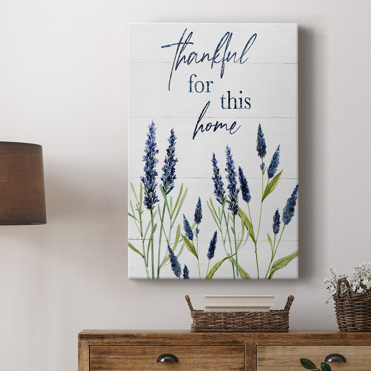 Thankful for this Home - Canvas Art Print