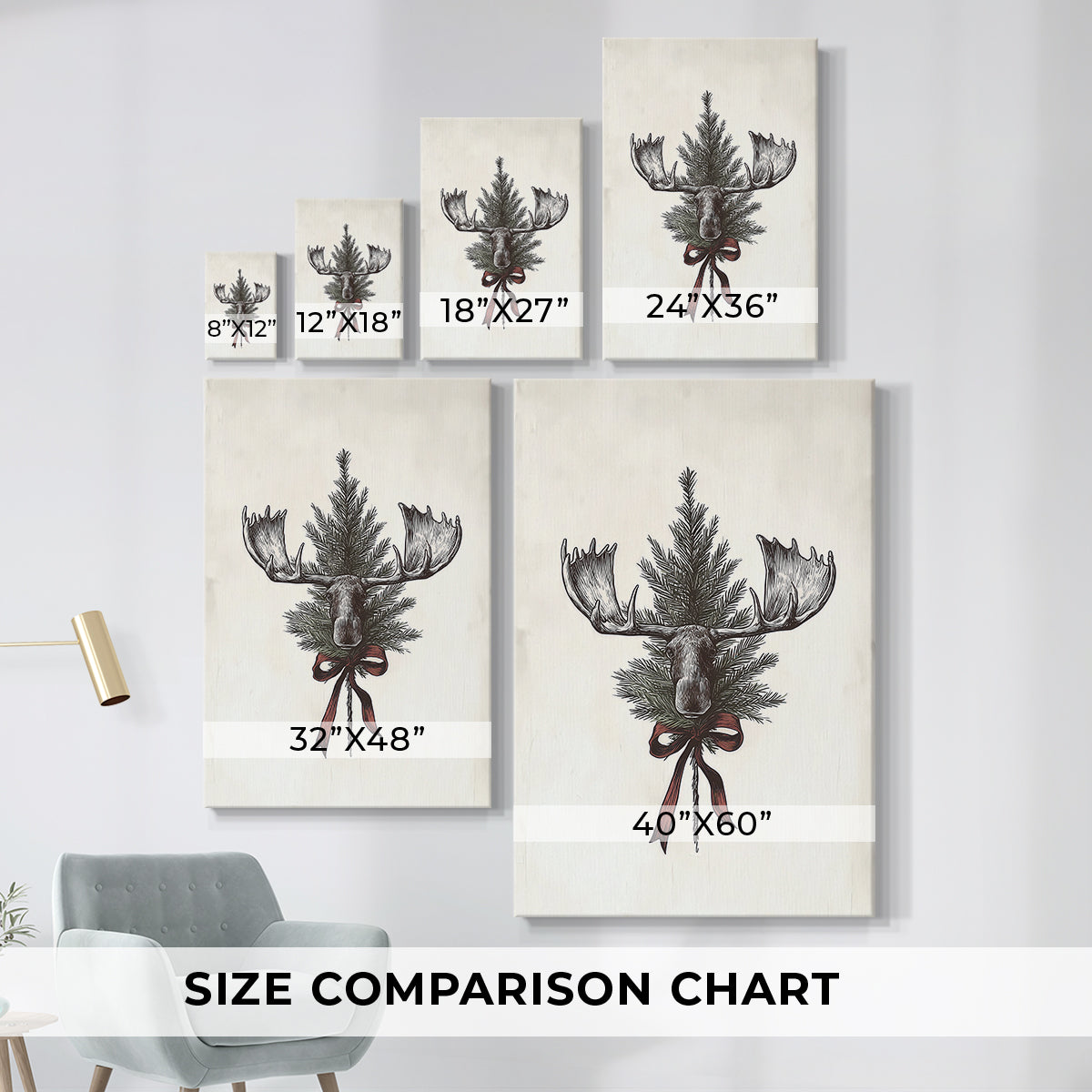 Pearled Fir Hearth - Canvas Art Print