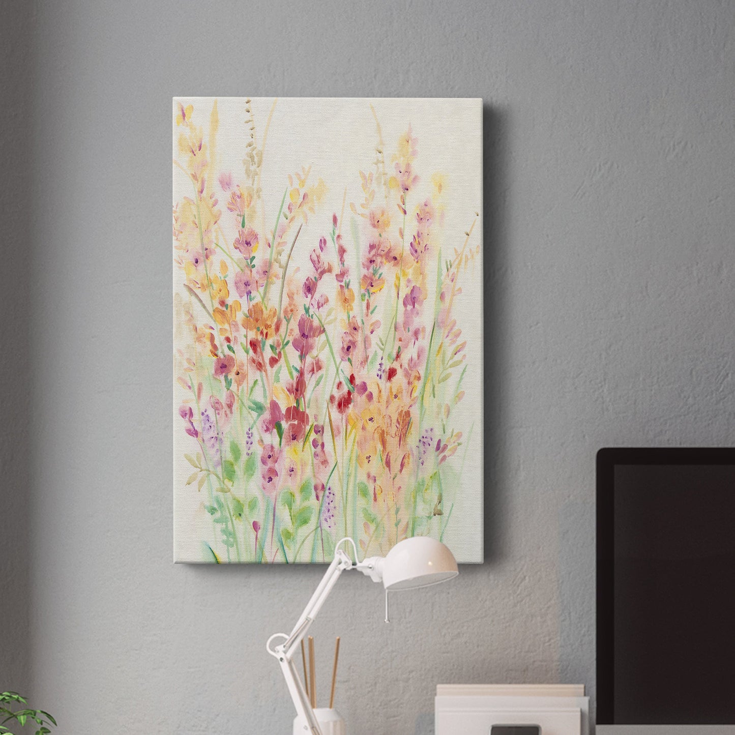 Brilliant Floral I Premium Gallery Wrapped Canvas - Ready to Hang