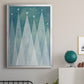 Mod Evergreens II - Modern Framed Canvas Print