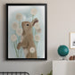 Rabbit In Dandylions - Modern Framed Canvas Print