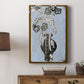 Graphic Flowers in Vase II Premium Gallery Wrapped Canvas - Ready to Hang