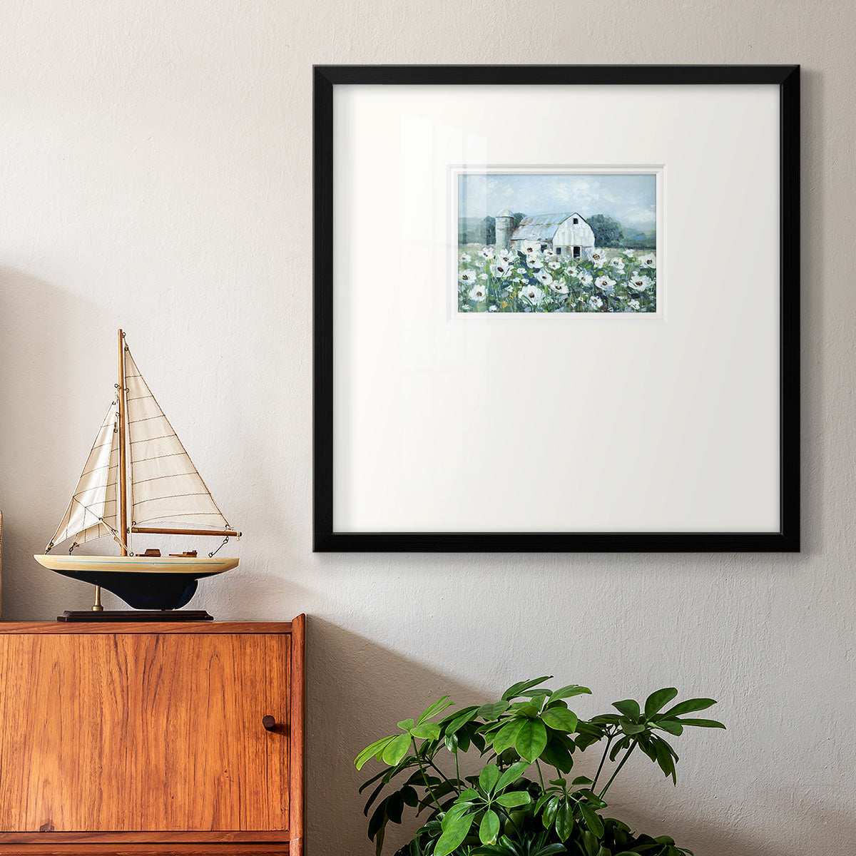 Dream Fields Premium Framed Print Double Matboard