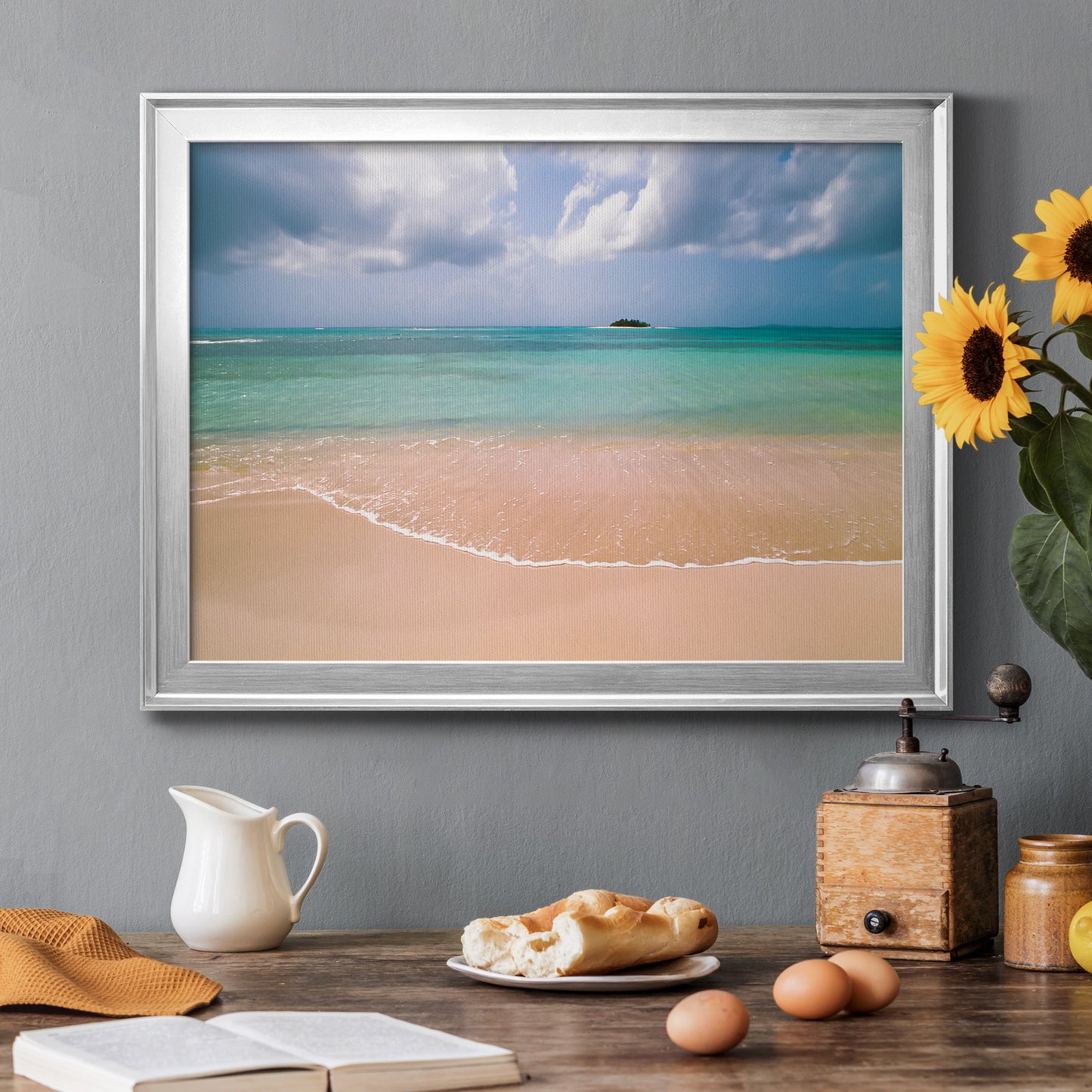 Clear Beach Premium Classic Framed Canvas - Ready to Hang