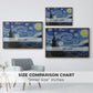 The Starry Night, 1889 - Floater Framed Canvas Print