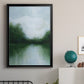 Mossy Reflections I - Modern Framed Canvas Print