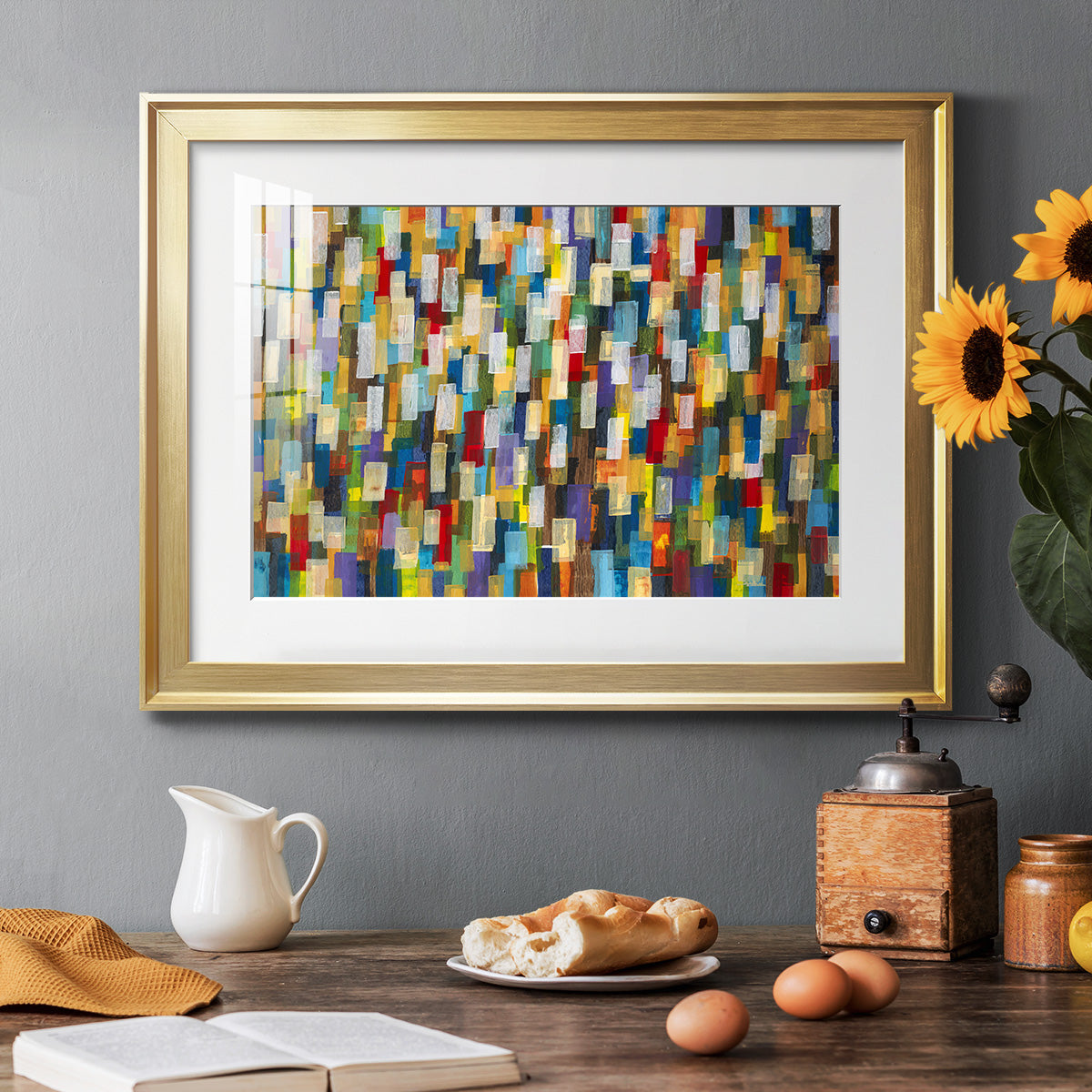 Confetti II Premium Framed Print - Ready to Hang