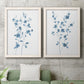 Blue Blossom I - Premium Framed Canvas 2 Piece Set - Ready to Hang