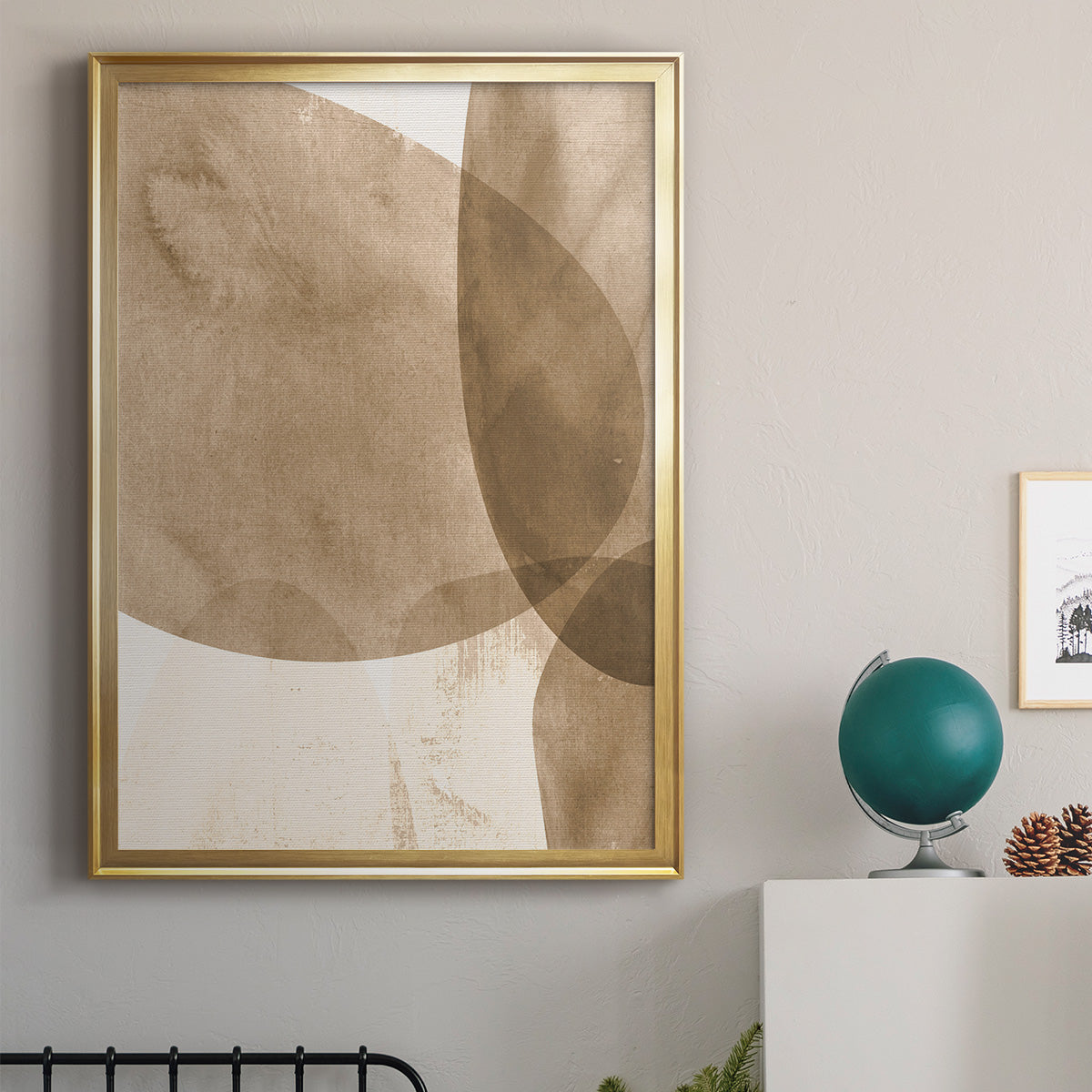 Neutral Object I - Modern Framed Canvas Print