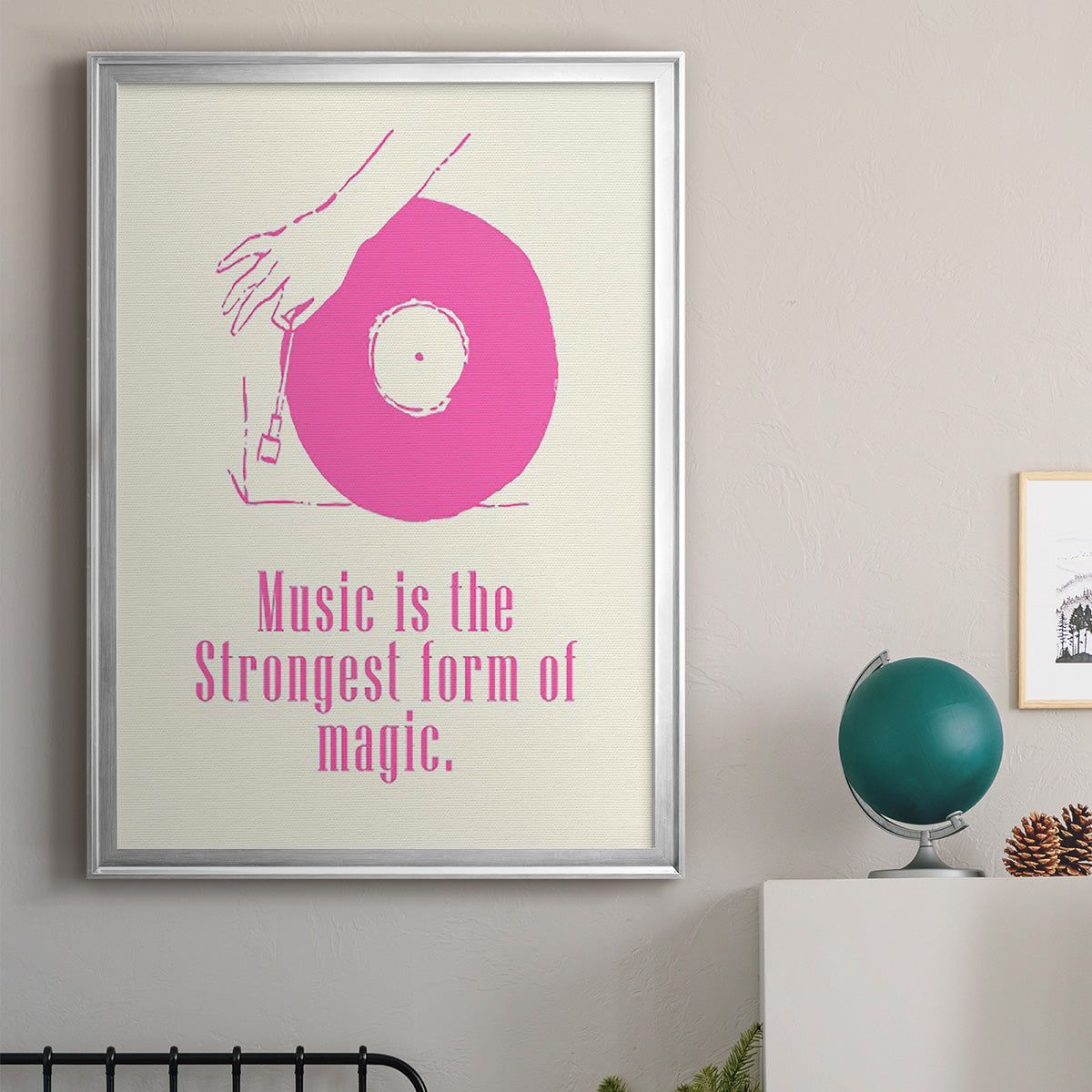 Sweet Melody IV - Modern Framed Canvas Print