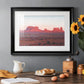 Red Rocks at Dusk II - Modern Framed Art Print