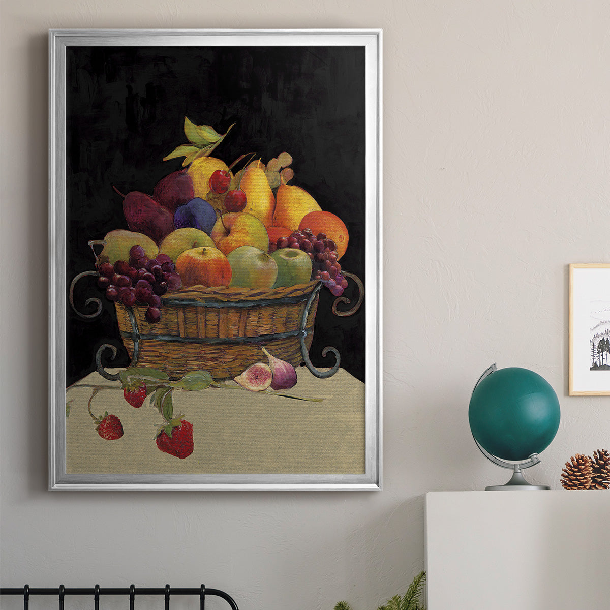 Fruit Basket I Revisit - Modern Framed Canvas Print